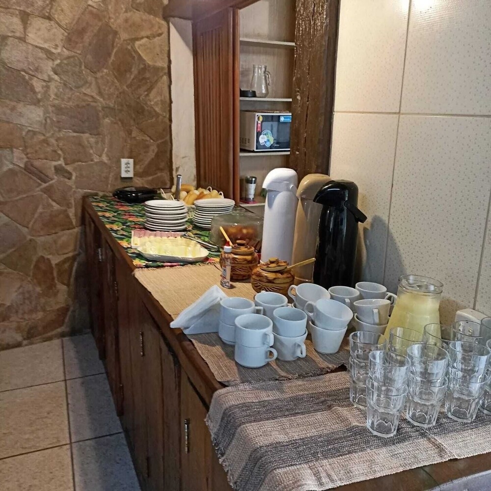 뷔페 아침 식사