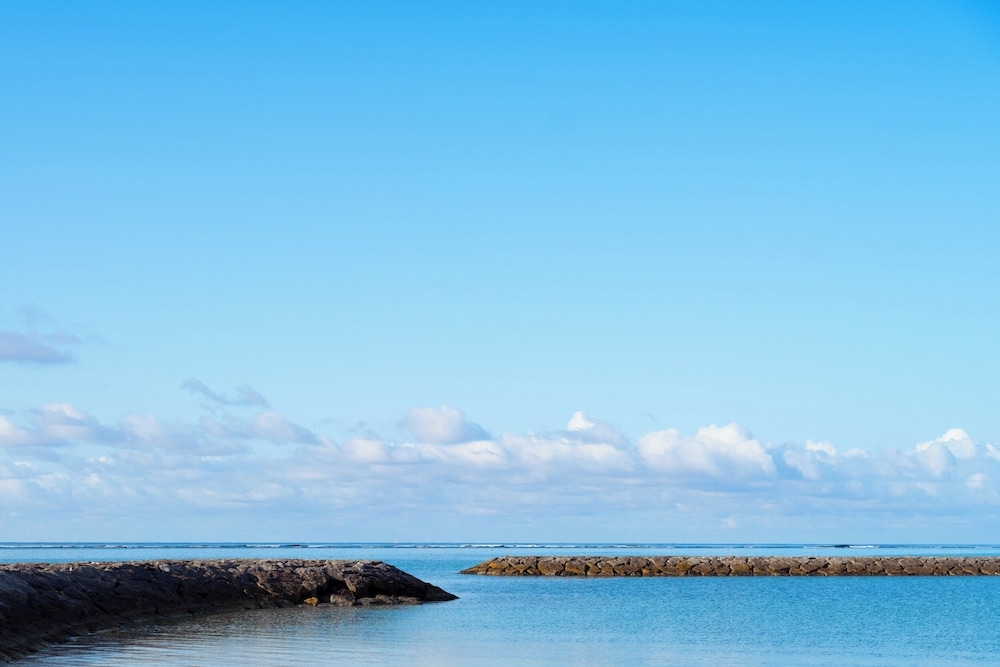 숙박 시설에서 보는 주변 전망