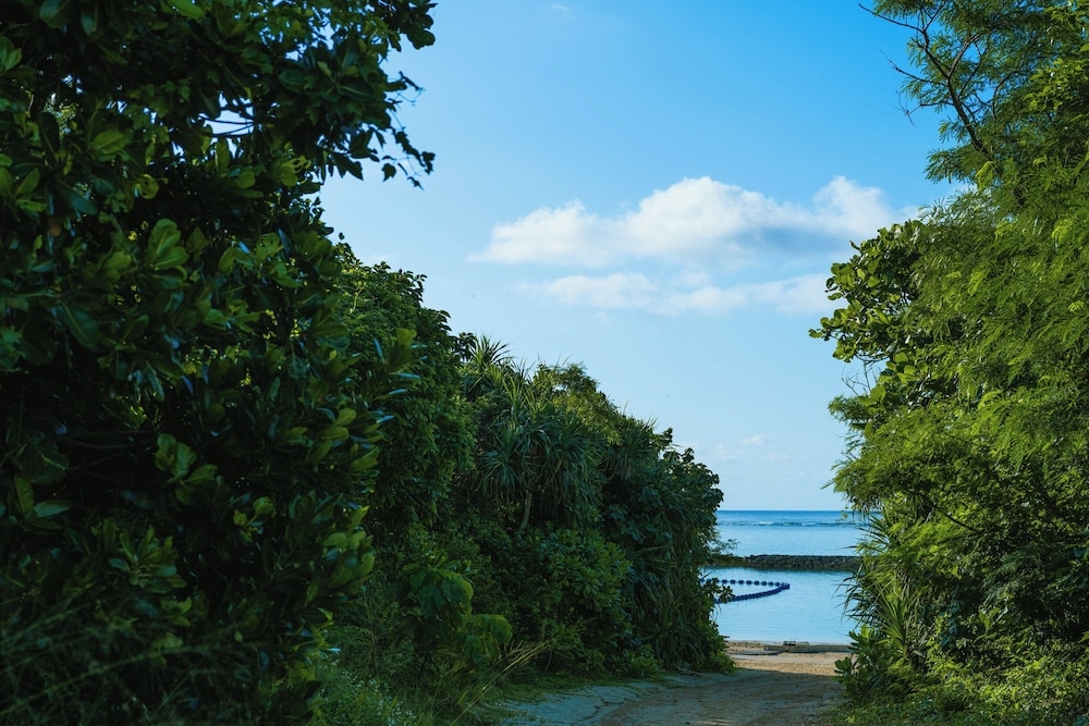 숙박 시설에서 보는 주변 전망