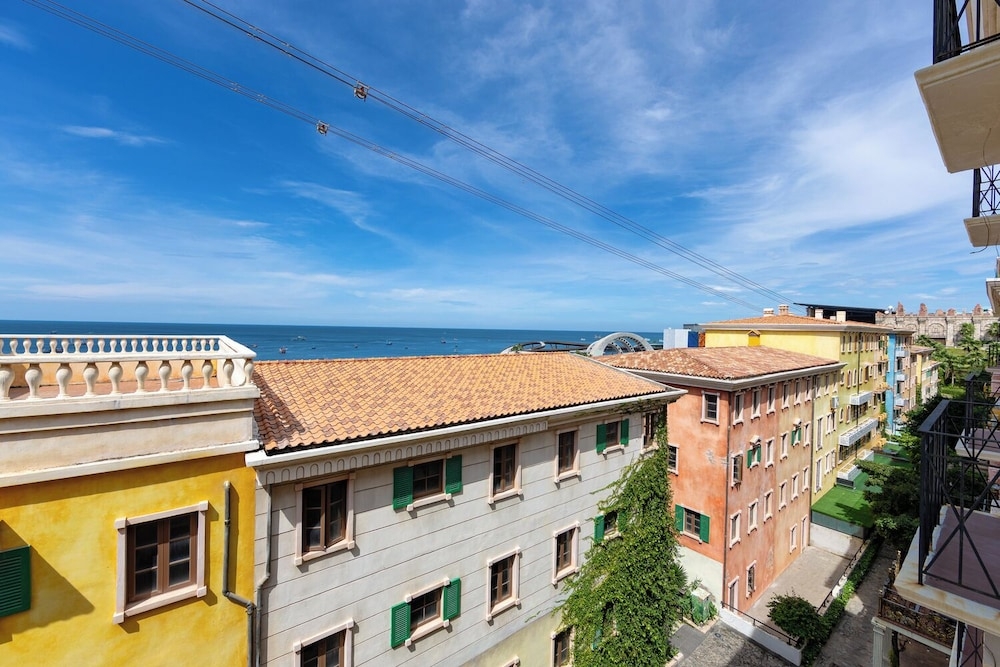 숙박 시설에서 보는 주변 전망