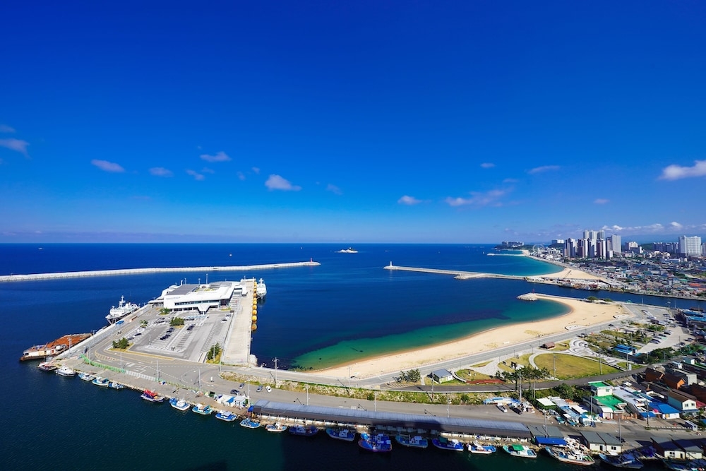 숙박 시설에서 보는 주변 전망