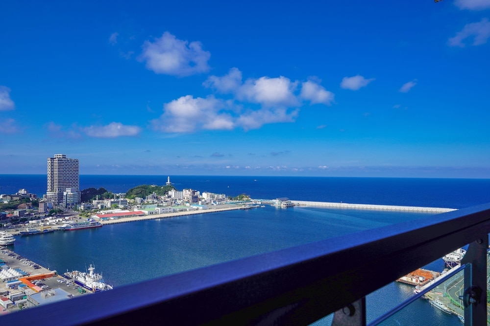 숙박 시설에서 보는 주변 전망