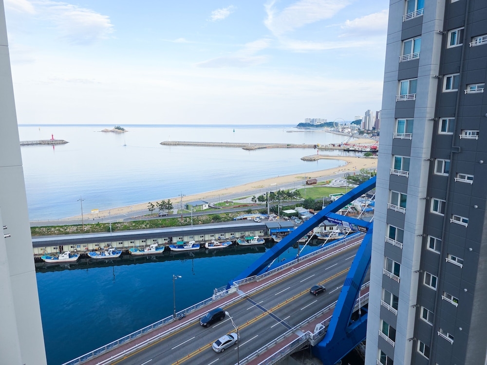 숙박 시설에서 보는 주변 전망