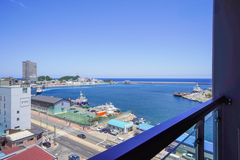 숙박 시설에서 보는 주변 전망