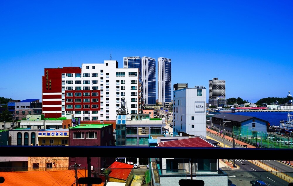 숙박 시설에서 보는 주변 전망