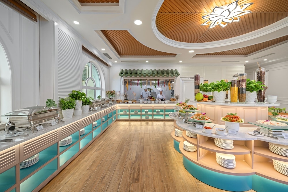 뷔페 아침 식사