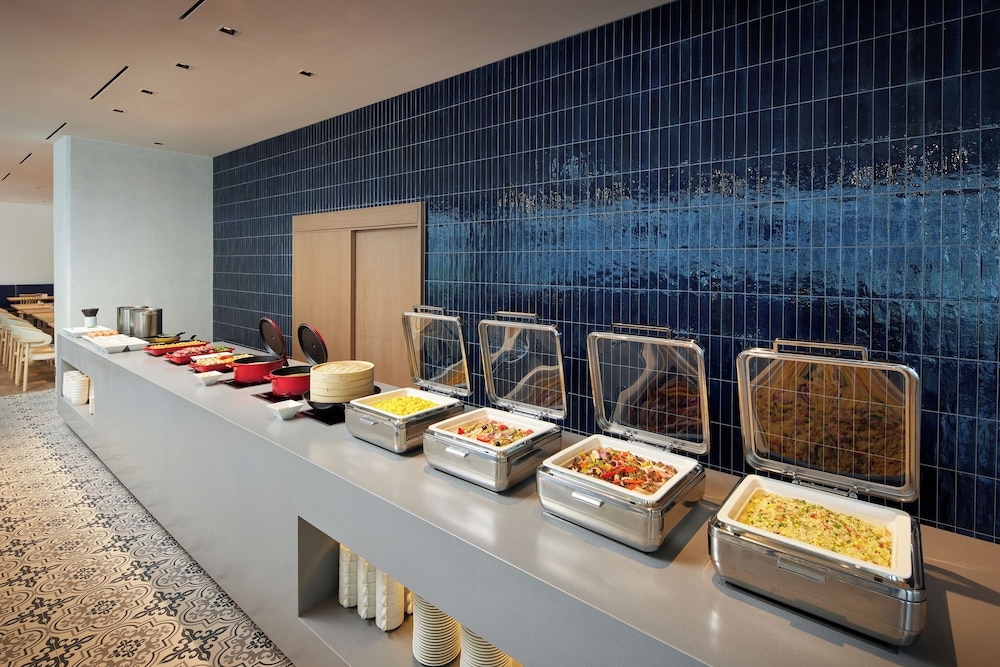 뷔페 아침 식사