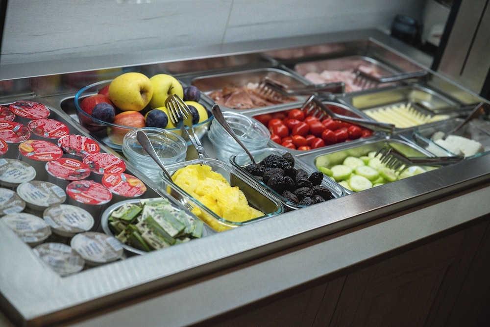 뷔페 아침 식사