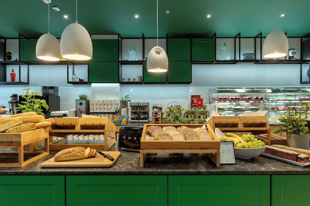 뷔페 아침 식사