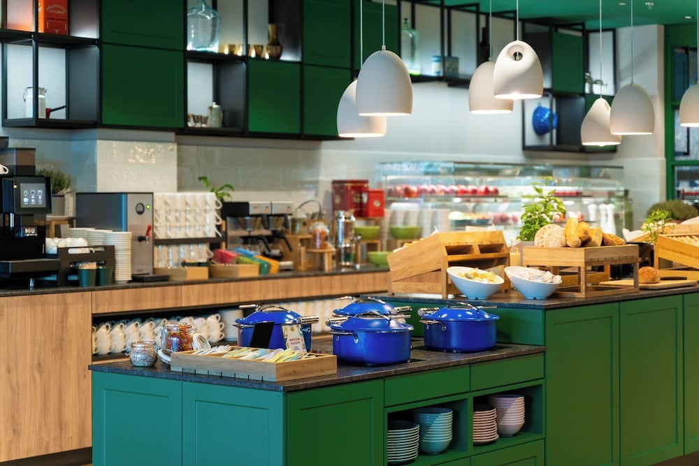 뷔페 아침 식사