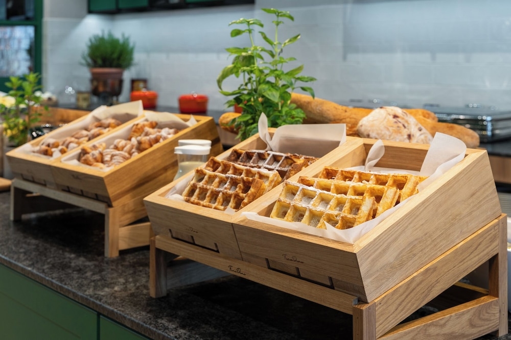 뷔페 아침 식사