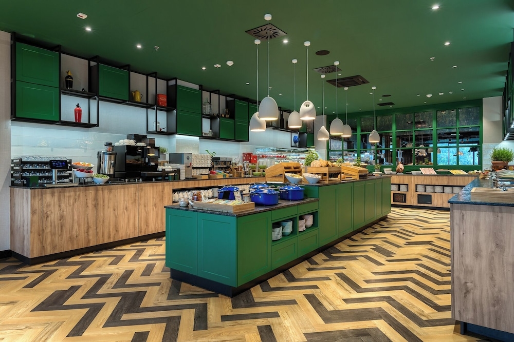 뷔페 아침 식사