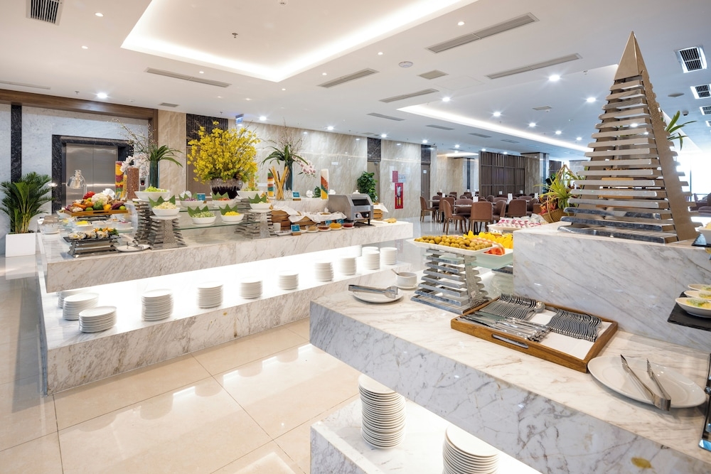 뷔페 아침 식사