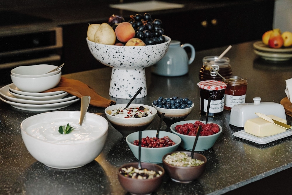 뷔페 아침 식사