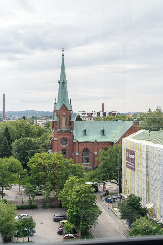 숙박 시설에서 보는 주변 전망