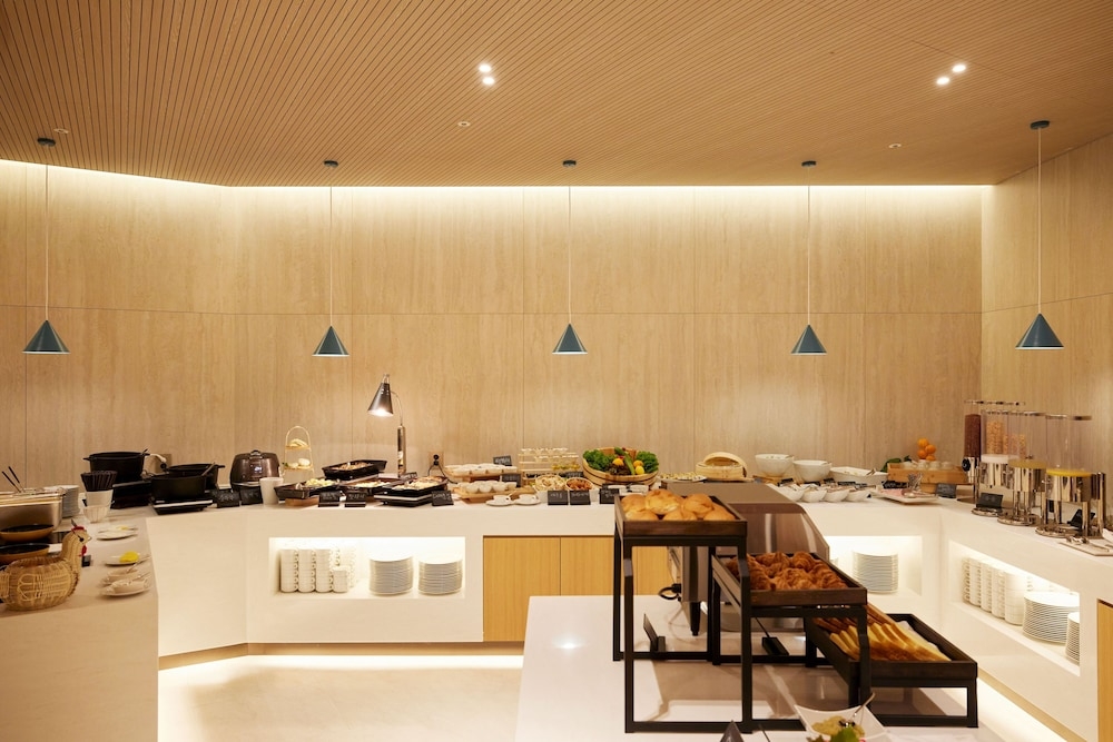 뷔페 아침 식사