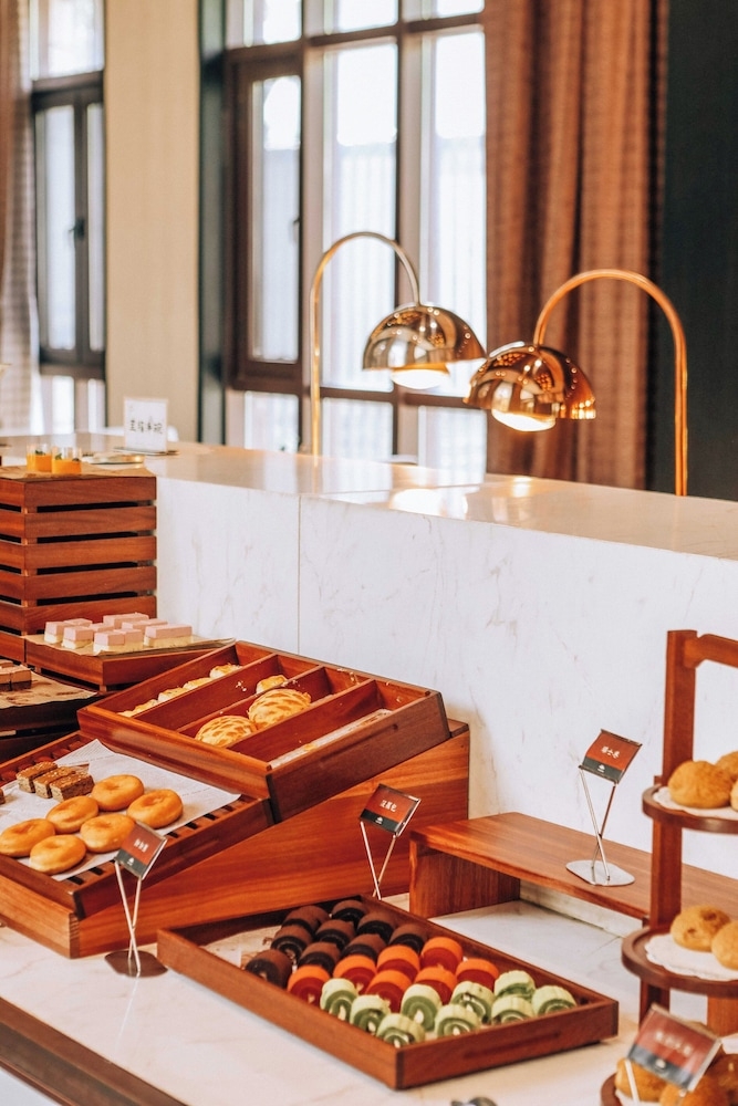 뷔페 아침 식사