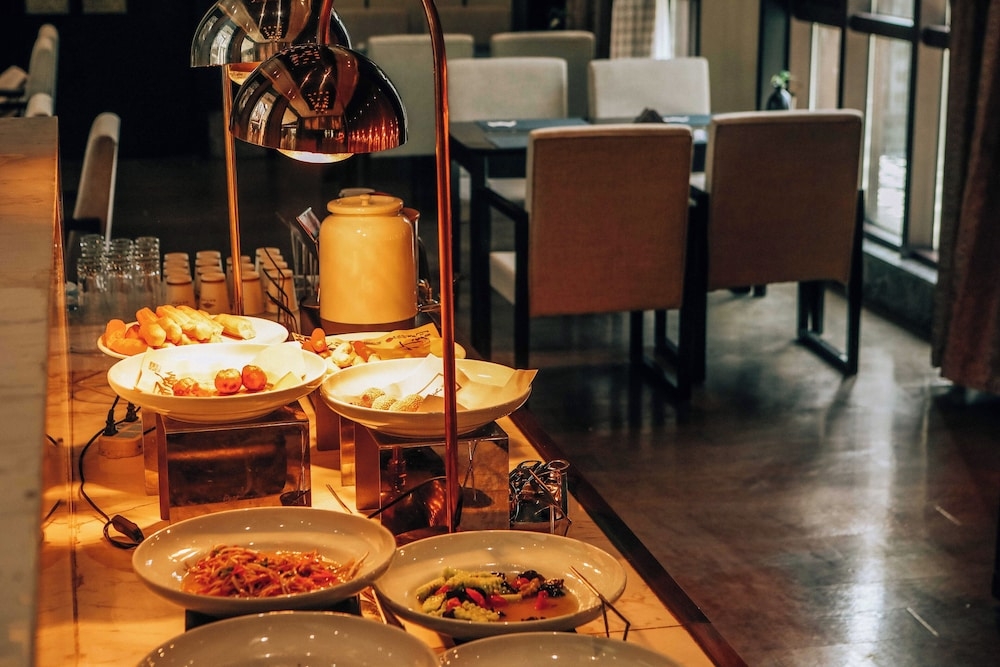 뷔페 아침 식사