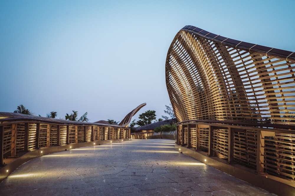 숙박 시설에서 보는 주변 전망