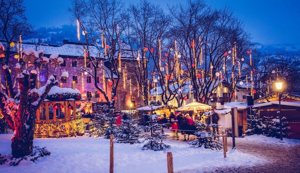 숙박 시설에서 보는 시내 전망