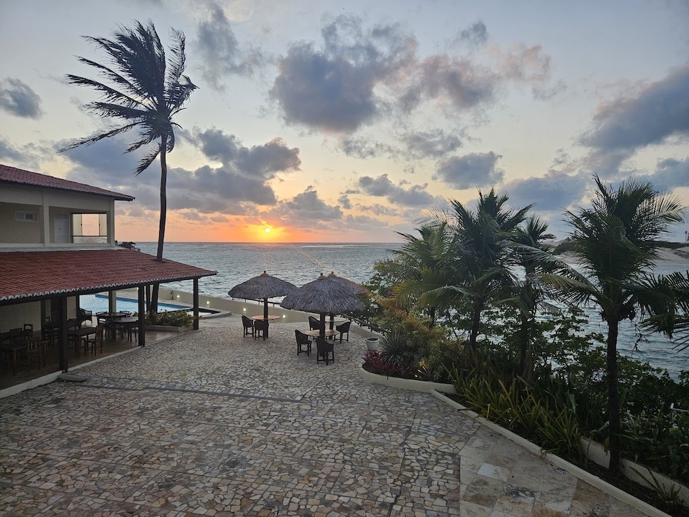 숙박 시설에서 보는 주변 전망