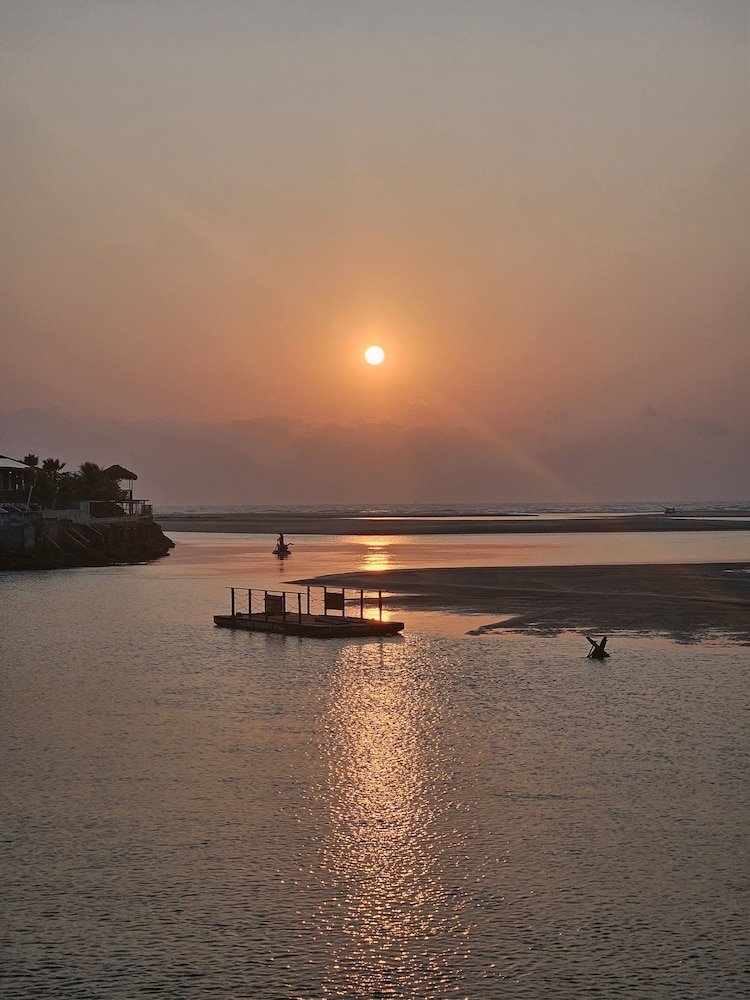 숙박 시설에서 보는 주변 전망