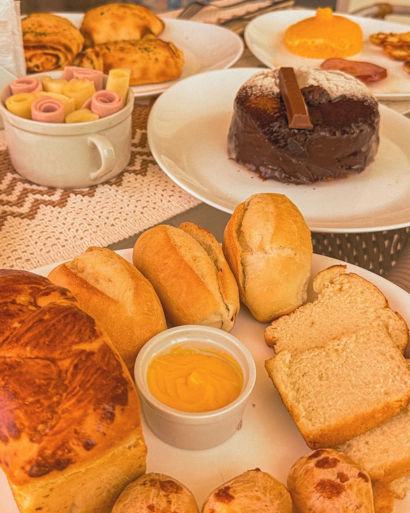 뷔페 아침 식사