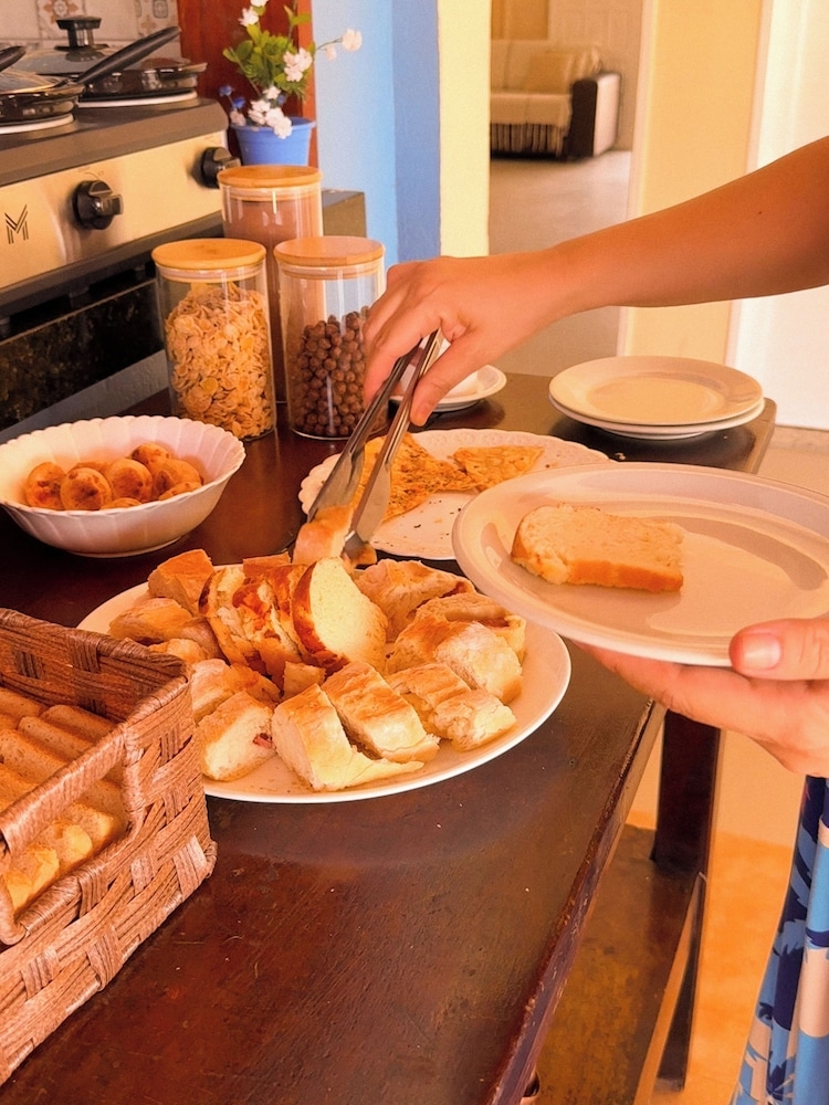 뷔페 아침 식사