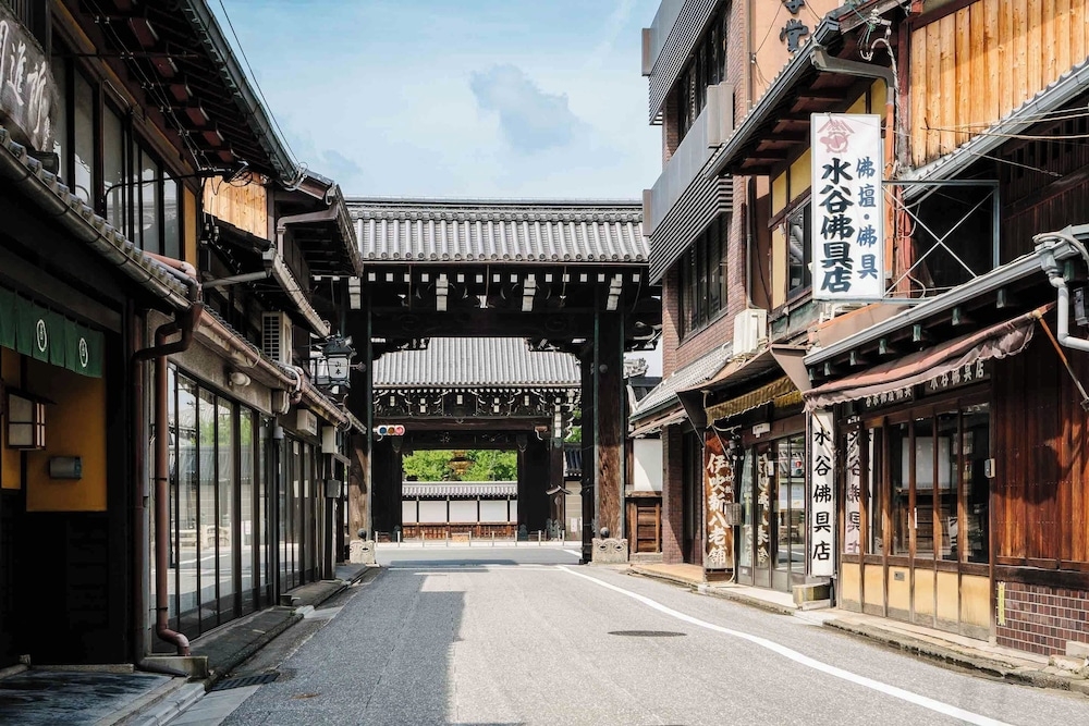 숙박 시설에서 보는 시내 전망