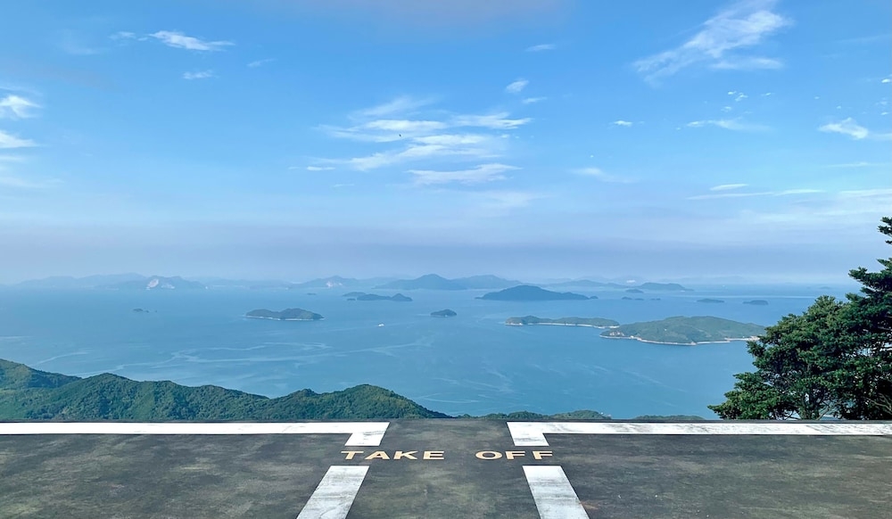 숙박 시설에서 보는 주변 전망