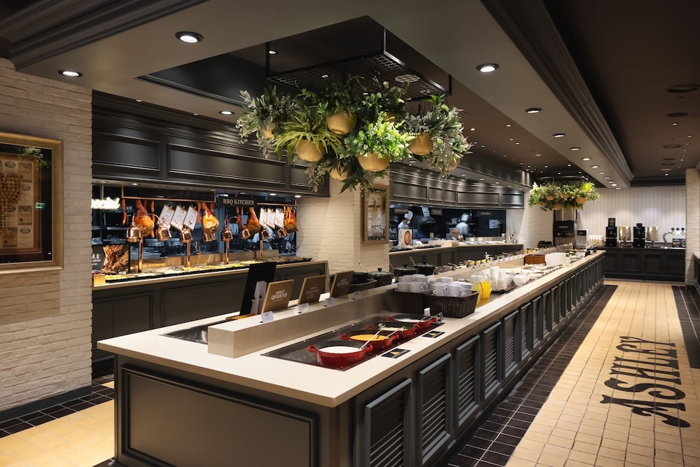 뷔페 아침 식사