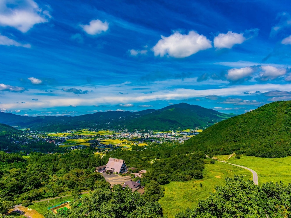 숙박 시설에서 보는 시내 전망