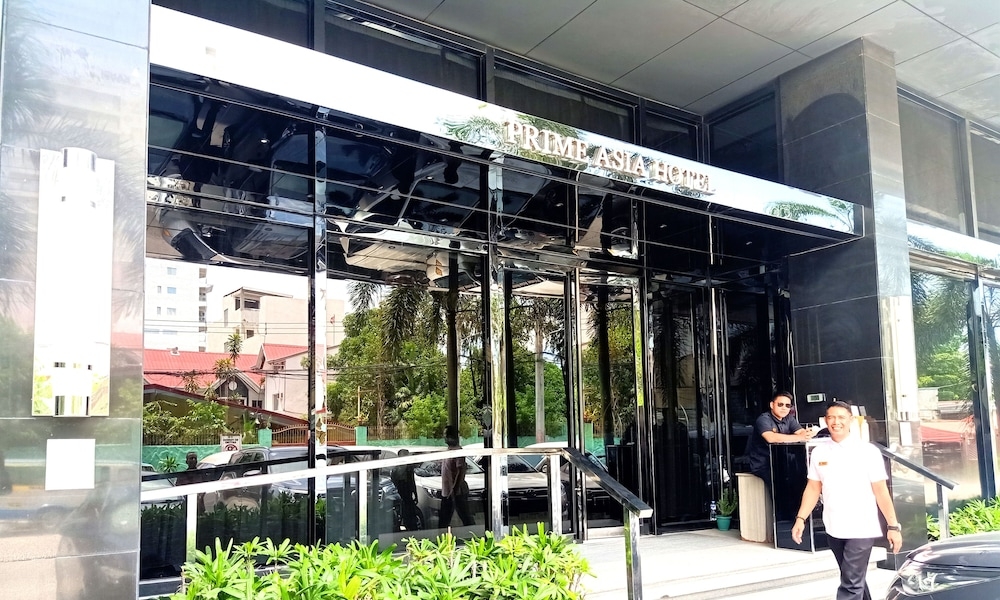 숙박 시설 입구