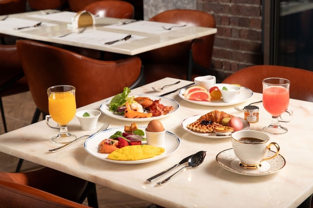 뷔페 아침 식사