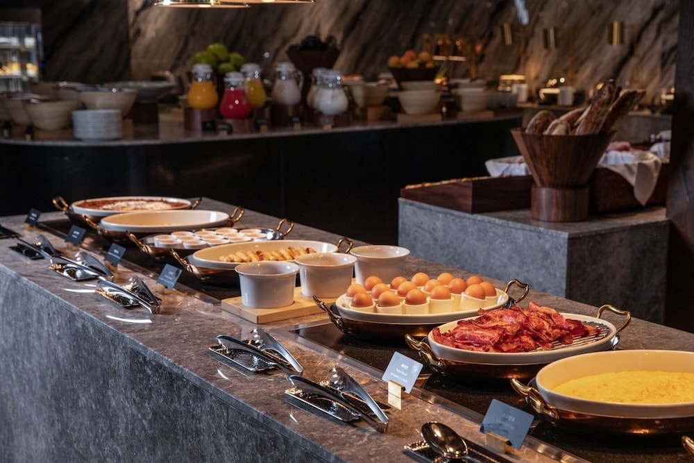 뷔페 아침 식사