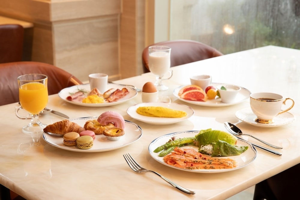 뷔페 아침 식사