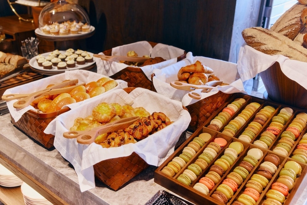 뷔페 아침 식사