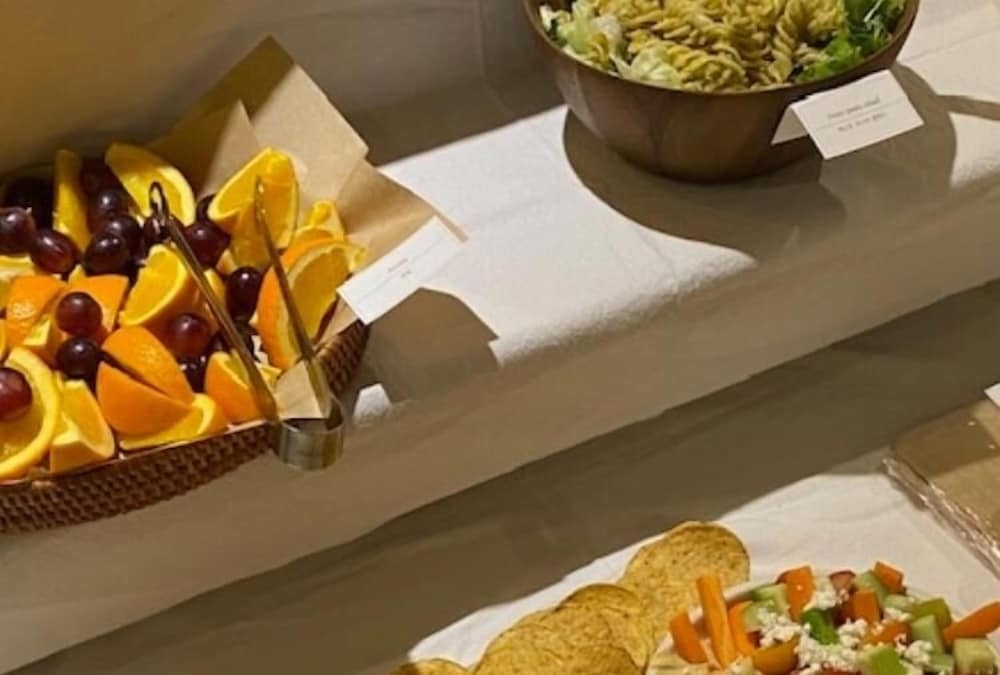 뷔페 아침 식사