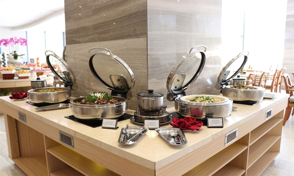 뷔페 아침 식사