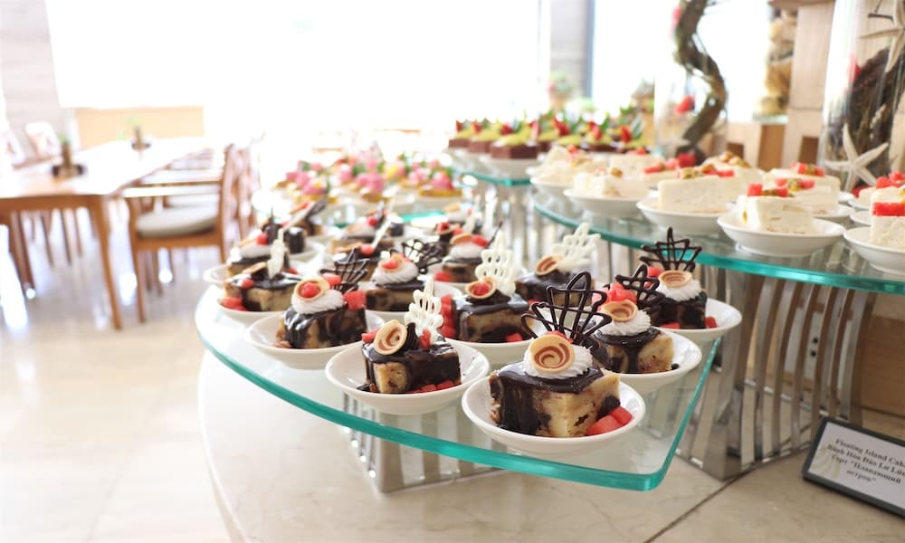 뷔페 아침 식사