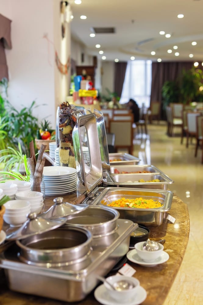 뷔페 아침 식사
