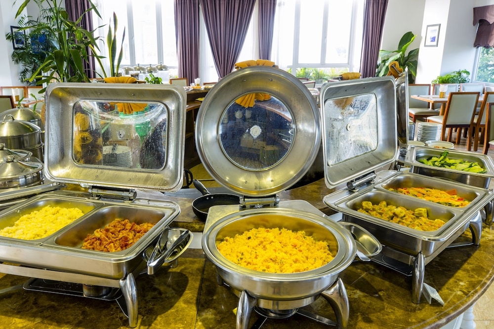 뷔페 아침 식사