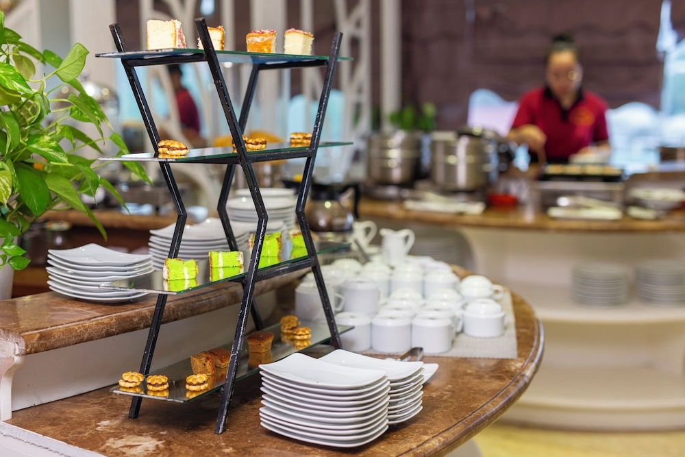 뷔페 아침 식사