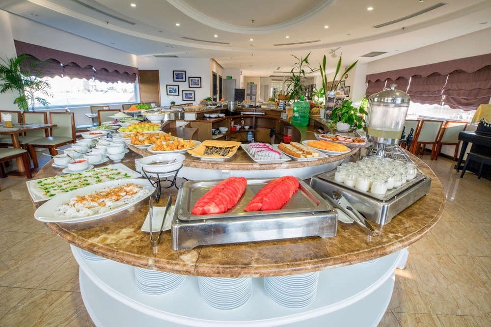 뷔페 아침 식사