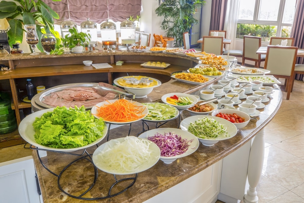 뷔페 아침 식사