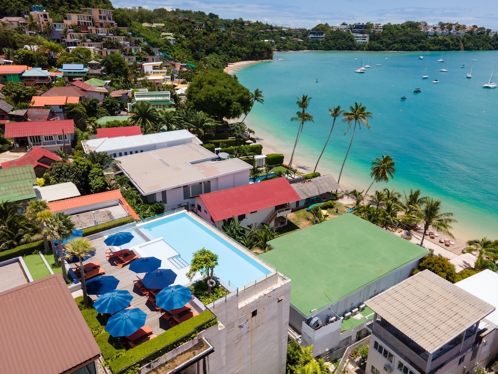 숙박 시설에서 보는 주변 전망