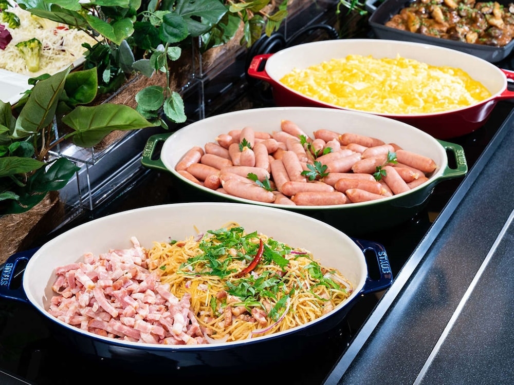 뷔페 아침 식사