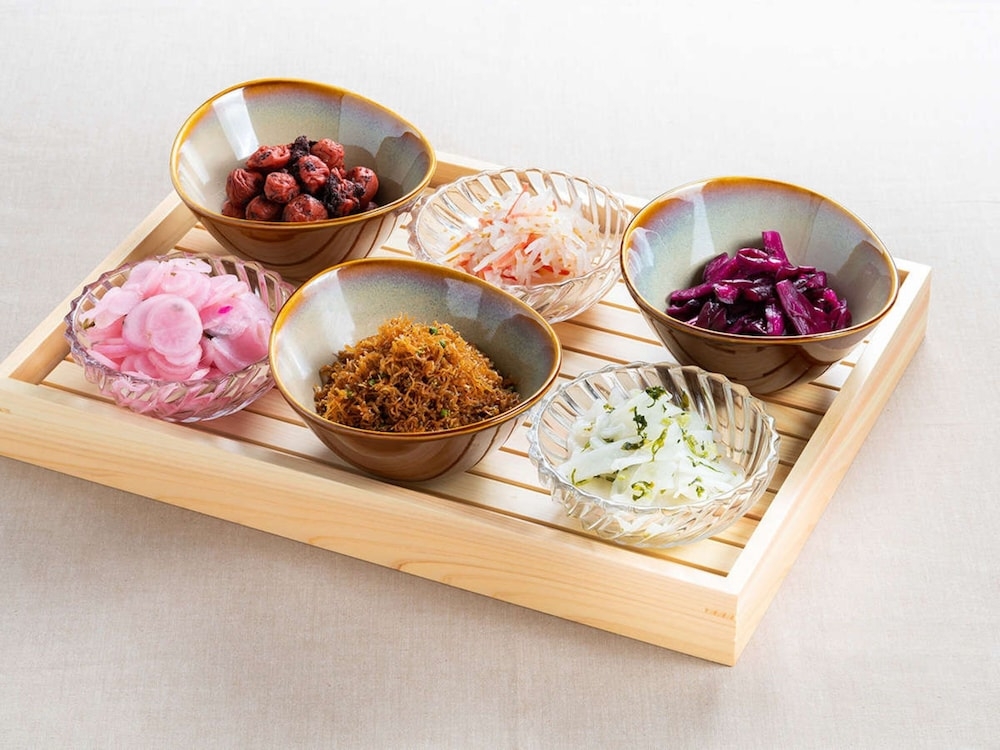 뷔페 아침 식사