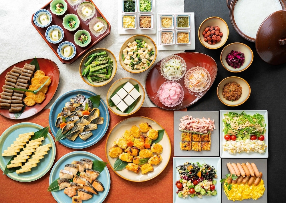 뷔페 아침 식사