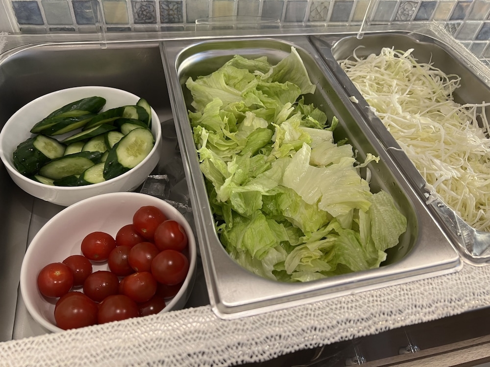 뷔페 아침 식사